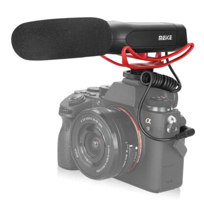 Meike MK-MP2 Microphone for Canon Nikon Sony Digital Camera Camcorder with 3.5mm Jack