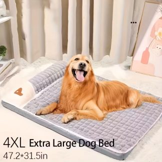 Thickened Dog & Cat Bed Mat – Anti-Slip, Washable & Skin-Friendly - Gray 120cm X 80cm